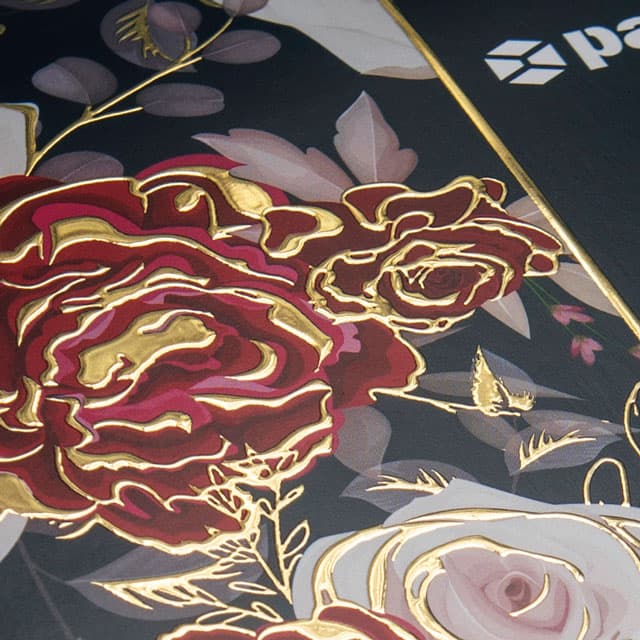 gold foil box
