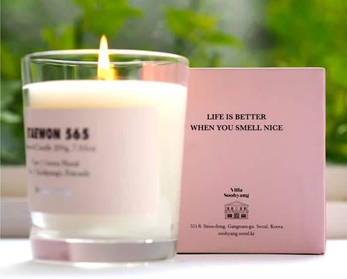 perfumed candles custom box