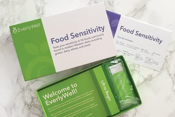 Food sensitivity at home kit box