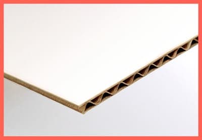 E-flute cardboard available for the box with tube neck locker