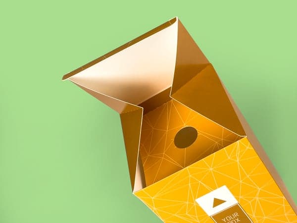 Deluxe bellow box with 1-2-3 bottom