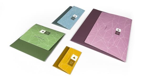 Various formats of flat envelope