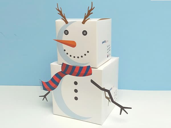 The strackable snowman by Packly