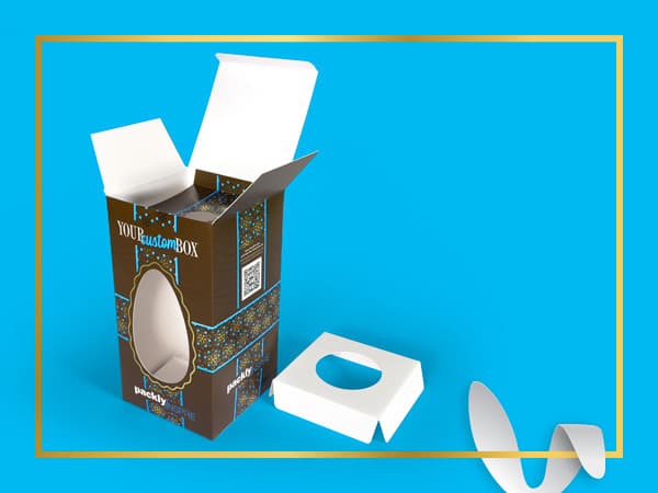 Easter 2022: box with automatic bottom and neck lock