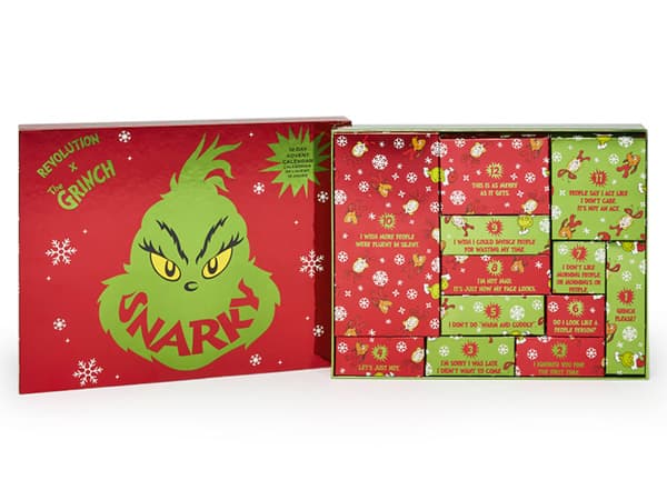 2022 Advent Calendar: the Grinch for Makeup Revolution