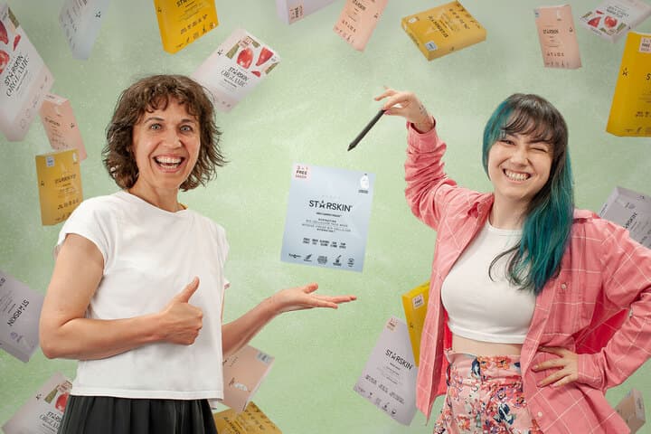 Avelon and Lidia, Starskin graphic designers