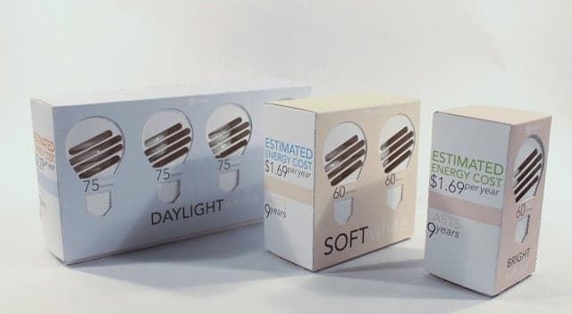Ecosmart Light Bulb Packaging