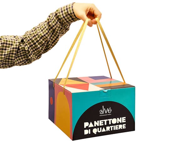 Auto bottom box for panettone