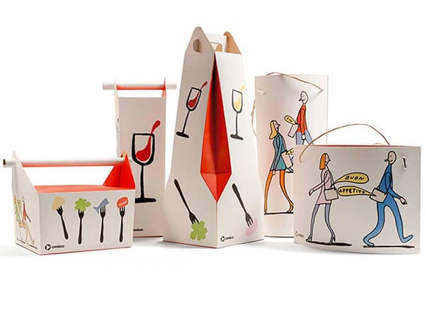 Various formats for the doggy bag