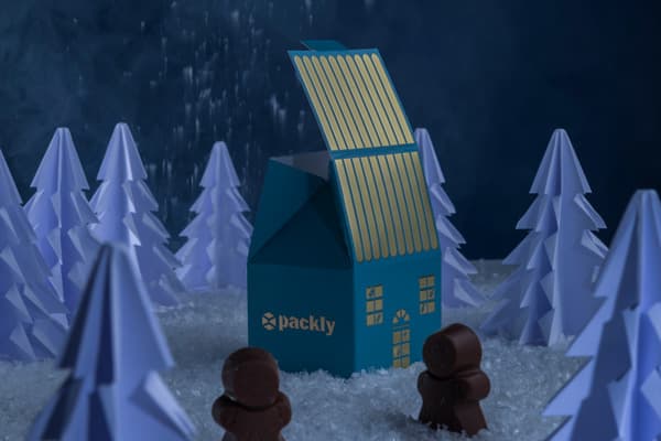 Gable top box with product