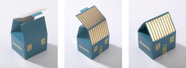 Open gable top box for cookies