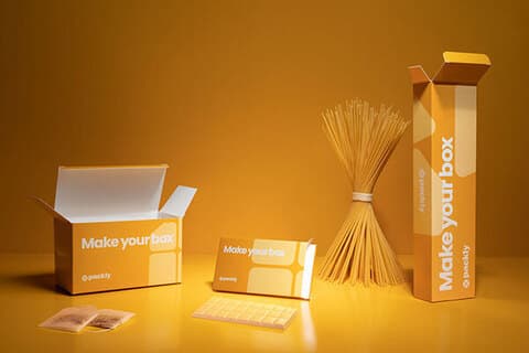 Food yellow packaging