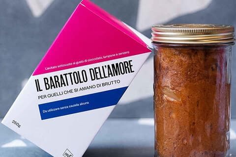 Panettone in a drug pack