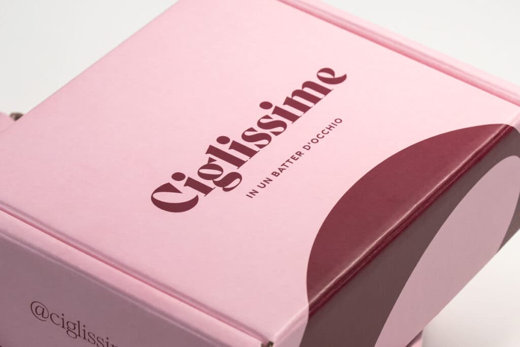 Pink rollover hinged lid